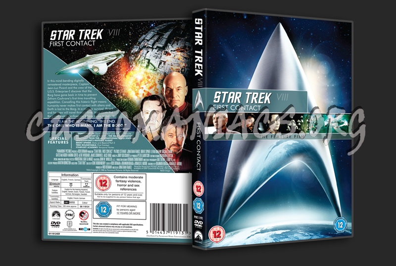 Star Trek VIII First Contact dvd cover