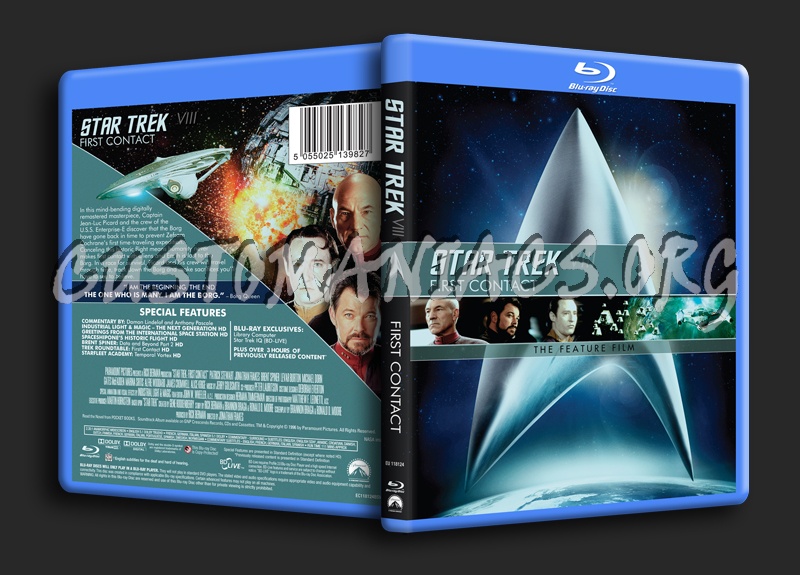 Star Trek VIII First Contact blu-ray cover