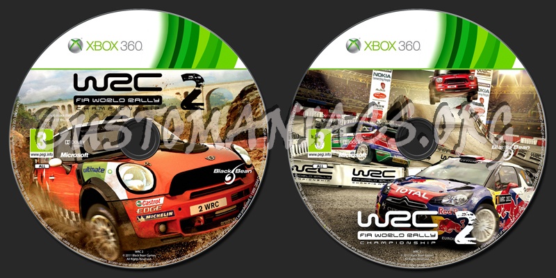 Wrc 2 dvd label