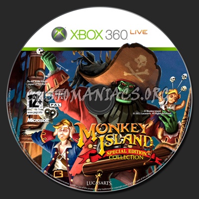 Monkey Island SE Collection dvd label