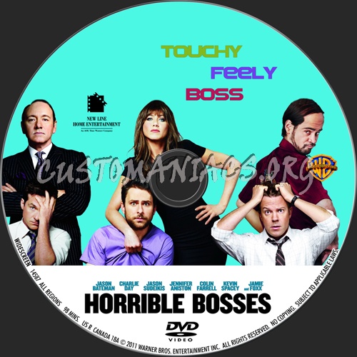 Horrible Bosses dvd label
