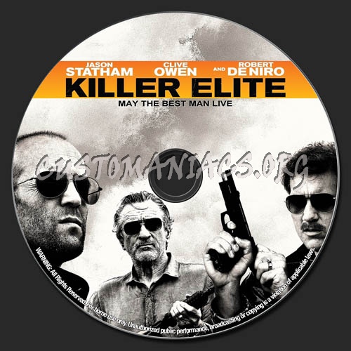 Killer Elite dvd label