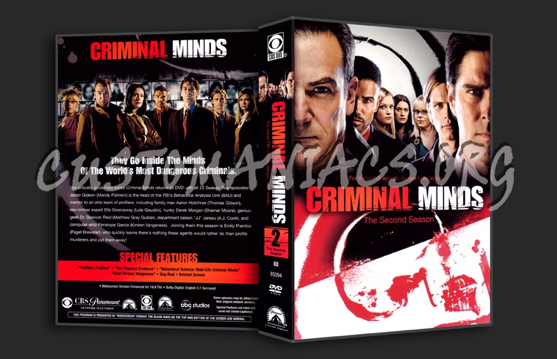 Criminal Minds Season 2 dvd cover