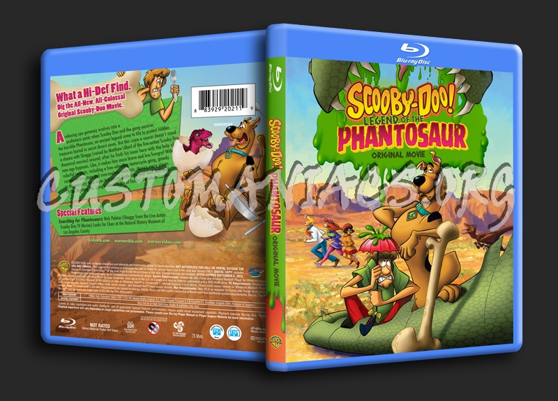 Scooby-Doo! Legend of the Phantosaur blu-ray cover