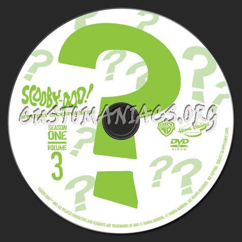 Scooby-Doo! Mystery Incorporated Season 1 Volume 3 dvd label