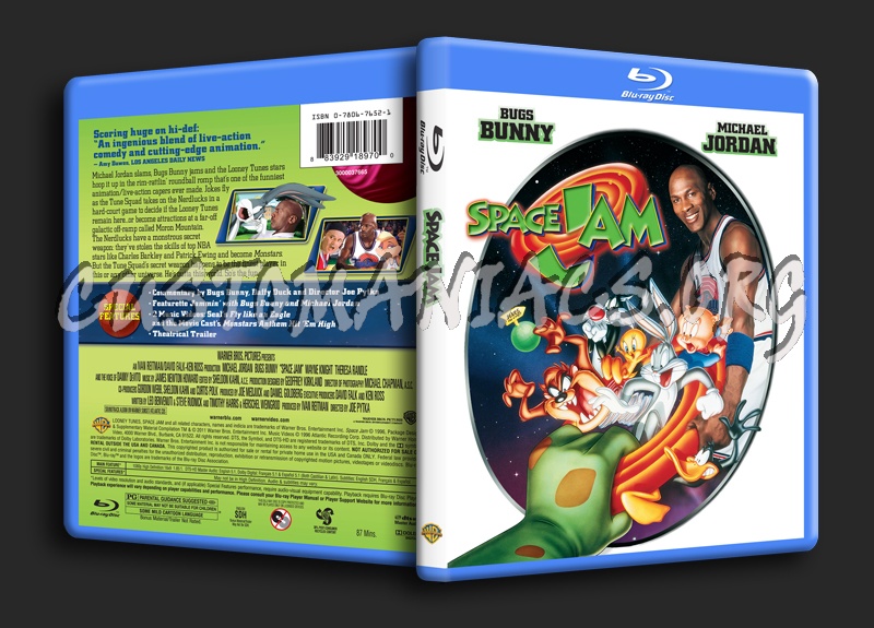 Space Jam blu-ray cover