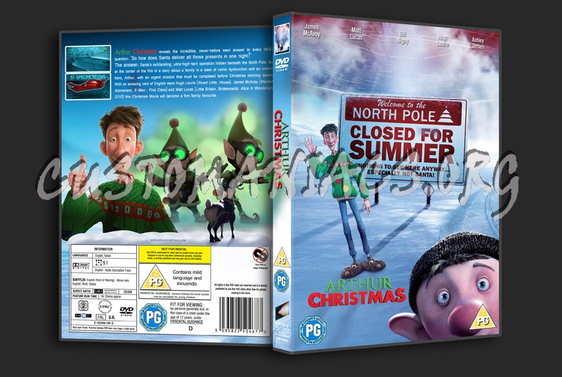 Arthur Christmas dvd cover