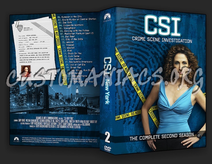 CSI New York Season 1-6 dvd cover