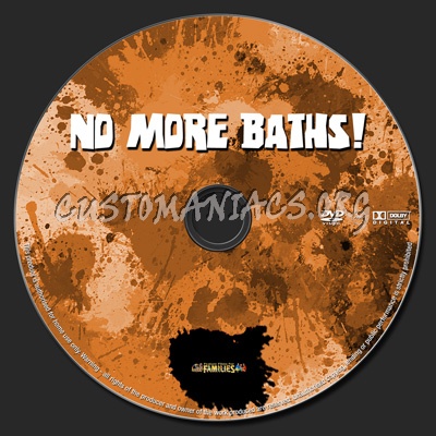 No More Baths dvd label