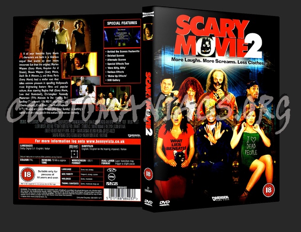 Scary Movie 2 dvd cover