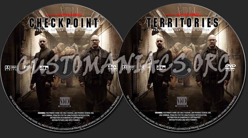 Territories / Checkpoint dvd label