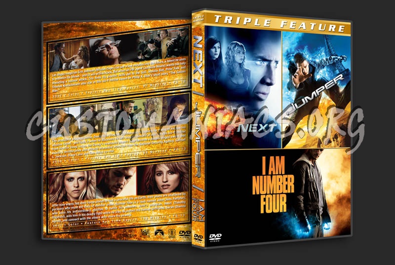 Next / Jumper / I Am Number Four dvd cover