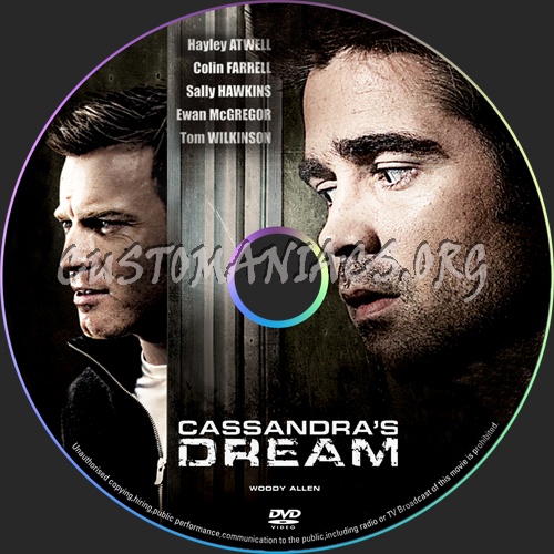 Cassandra's Dream dvd label