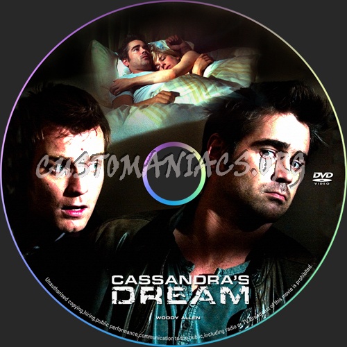 Cassandra's Dream dvd label