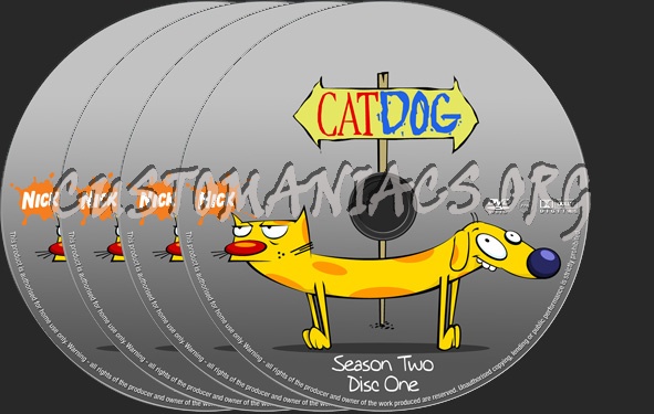 Catdog Season 2 dvd label