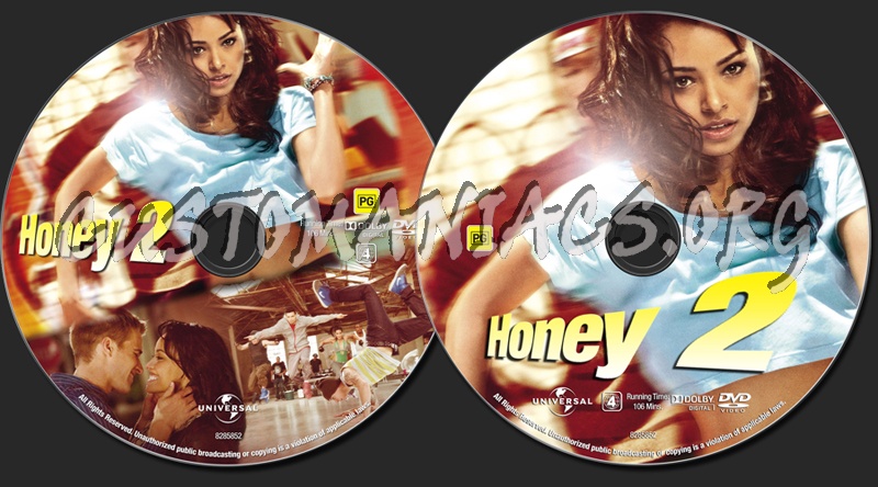 Honey 2 dvd label