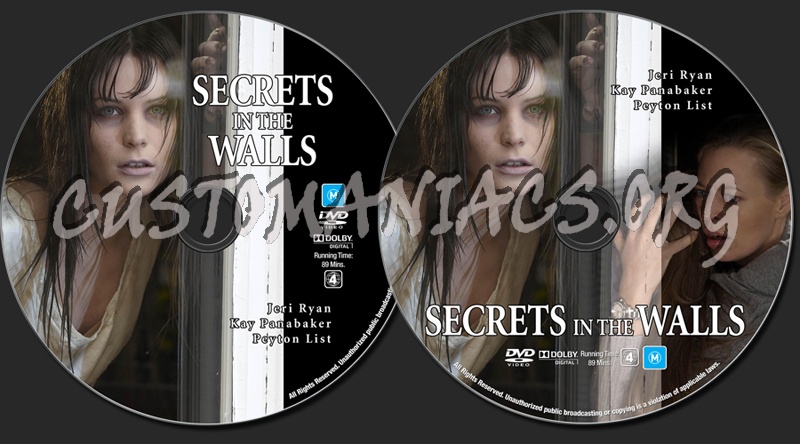 Secrets in the Walls dvd label