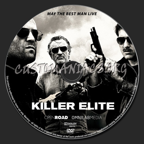 Killer Elite dvd label