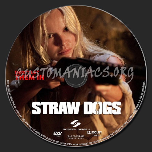 Straw Dogs 2011 dvd label