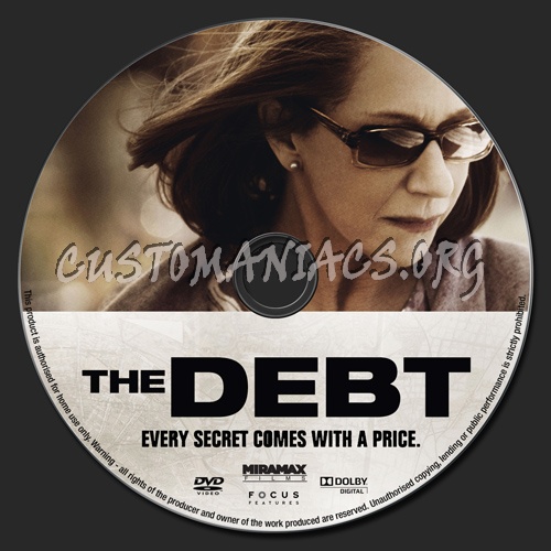 The Debt dvd label