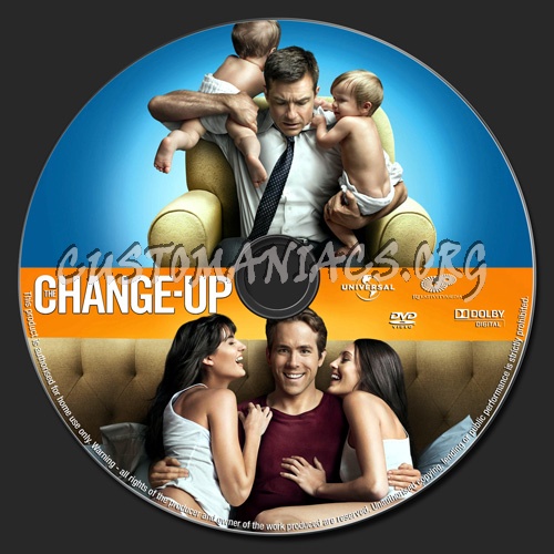 The Change-Up dvd label