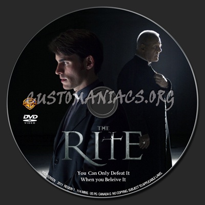 The Rite dvd label