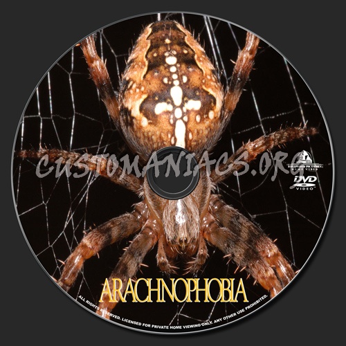 Arachnophobia dvd label