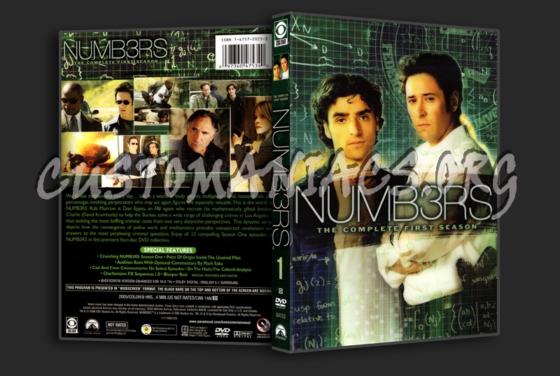Numb3rs Season 1 dvd cover