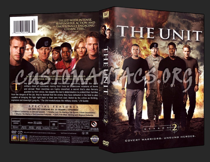 The Unit - Season 2 dvd cover