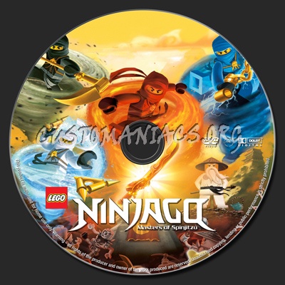 Lego Ninjago Masters Of Spinjitzu dvd label