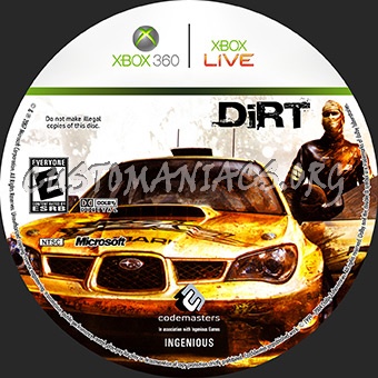 Dirt dvd label