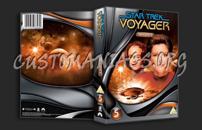 Star Trek Voyager Season 5 dvd cover