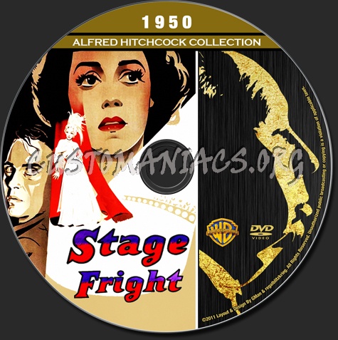 Alfred Hitchcock Collection - Stage Fright dvd label