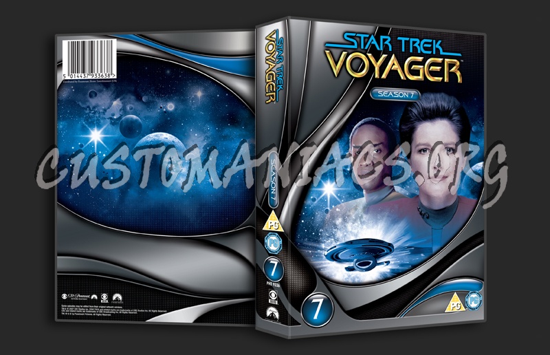Star Trek Voyager Season 7 dvd cover
