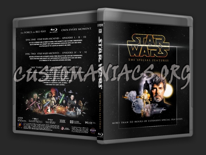 Star Wars- Special Features blu-ray cover