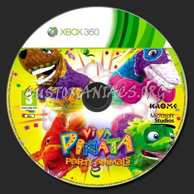 Viva Piata: Party Animals dvd label