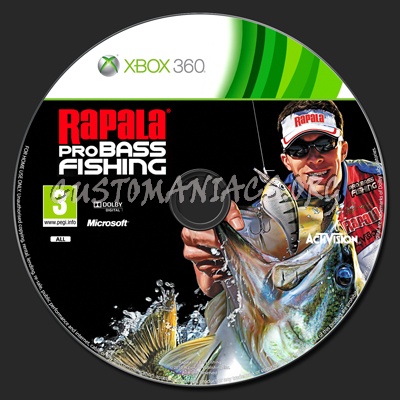 Rapala Pro Bass Fishing dvd label