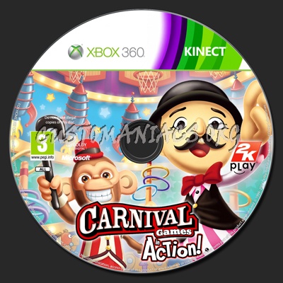 Carnival Games In Action dvd label