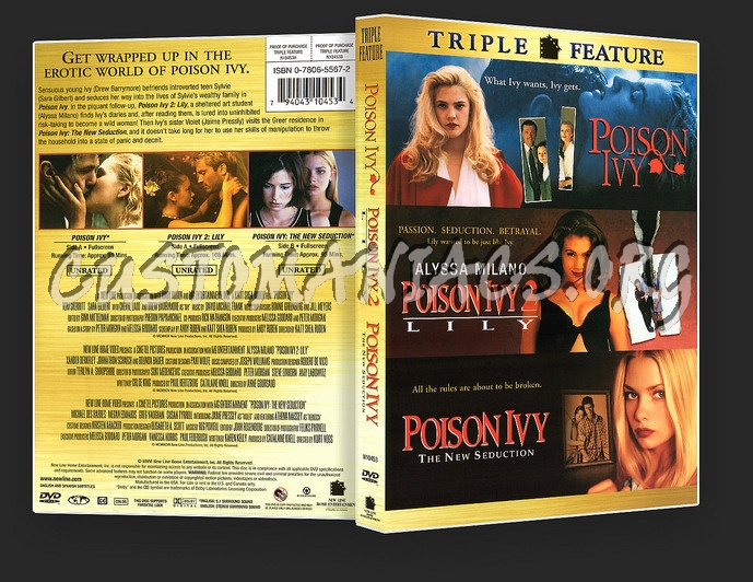 Poison Ivy Triple Feature dvd cover