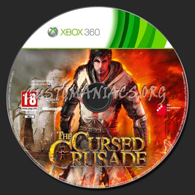 The Cursed Crusade dvd label
