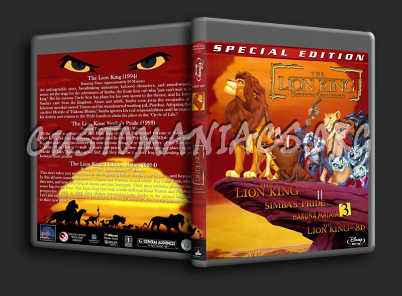The Lion King: Ultimate Collection blu-ray cover
