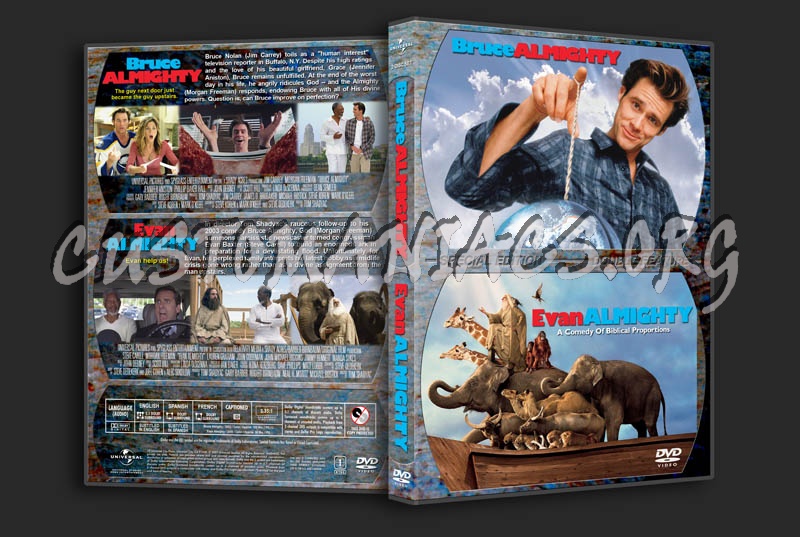 Bruce Almighty / Evan Almighty Double dvd cover