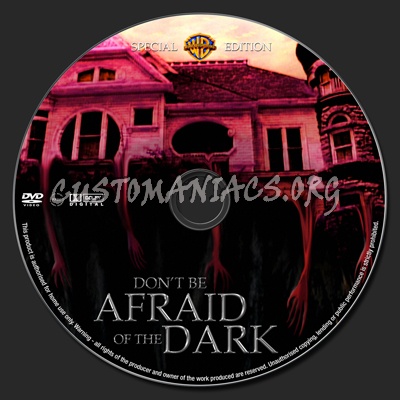 Don't Be Afraid Of The Dark dvd label
