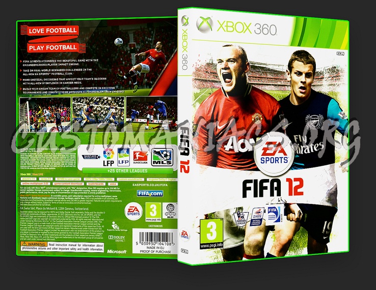 Fifa 12 dvd cover