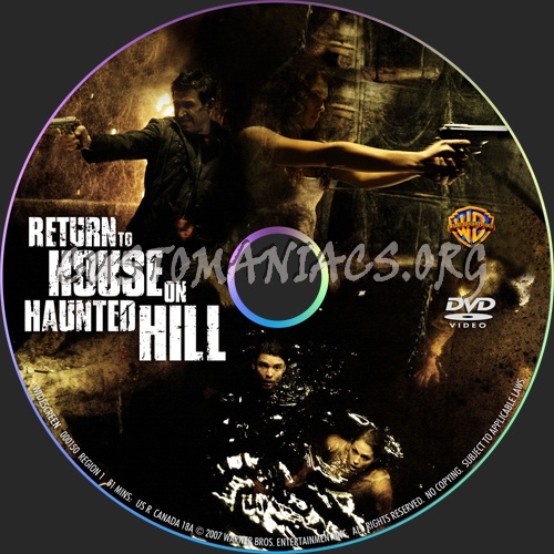 Return to House on Haunted Hill dvd label