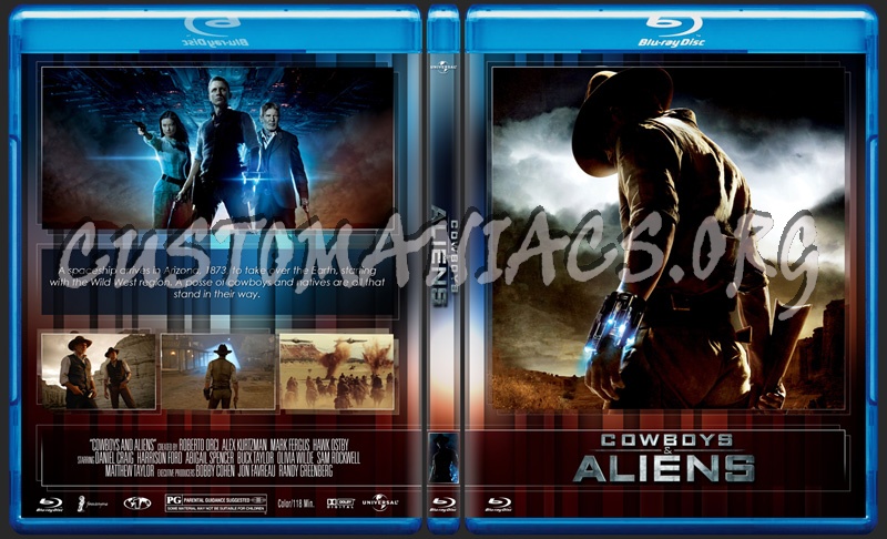 Cowboys & Aliens blu-ray cover