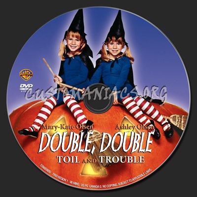 Double, Double Toil and Trouble (1993) dvd label