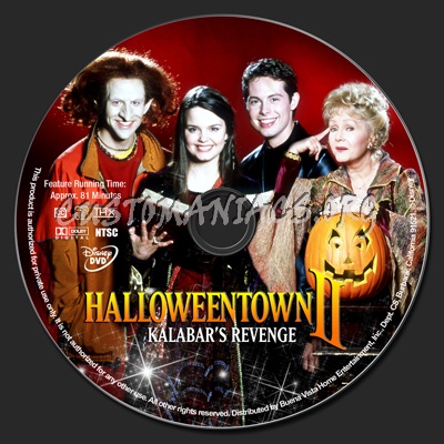 Halloweentown 2: Kalabar's Revenge dvd label