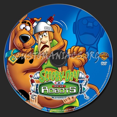 Scooby Doo and the Robots dvd label