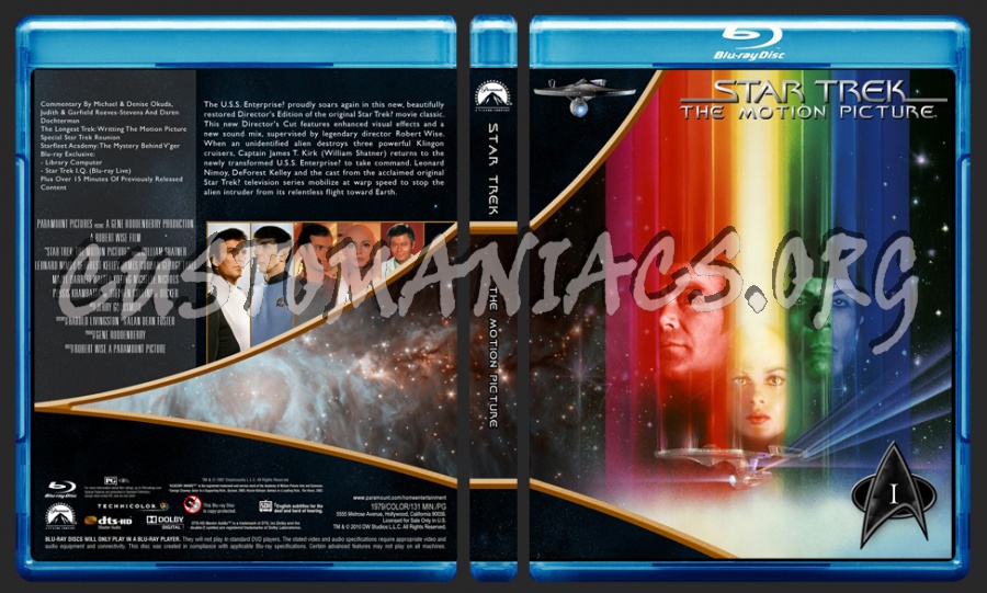 Star Trek Movie Collection blu-ray cover